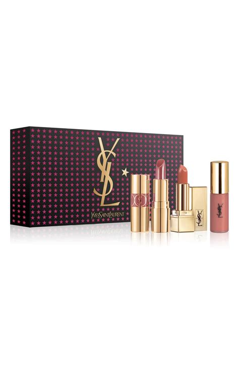 ysl mini lip wardrobe gift set|Yves Saint Laurent 3.